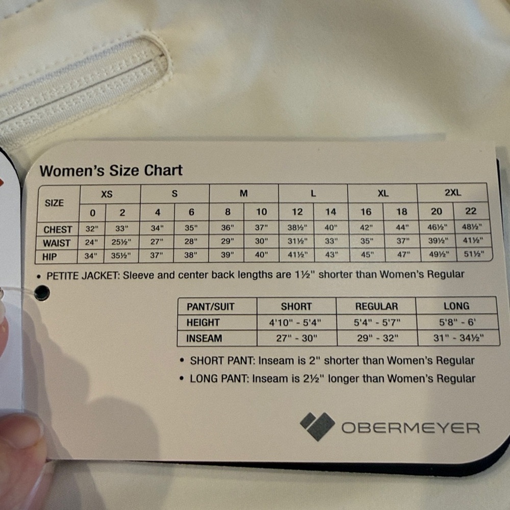 Obermeyer White Women's Ski Pants Size 10 - Picture 7 of 13
